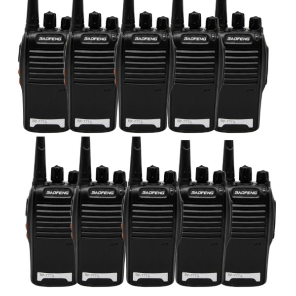 10 Rádios Comunicadores Baofeng BF-777S