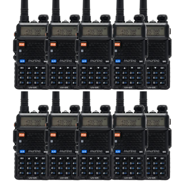 10 Rádio Comunicador Baofeng UV-5R