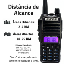 10 Rádio Comunicador Baofeng UV-82